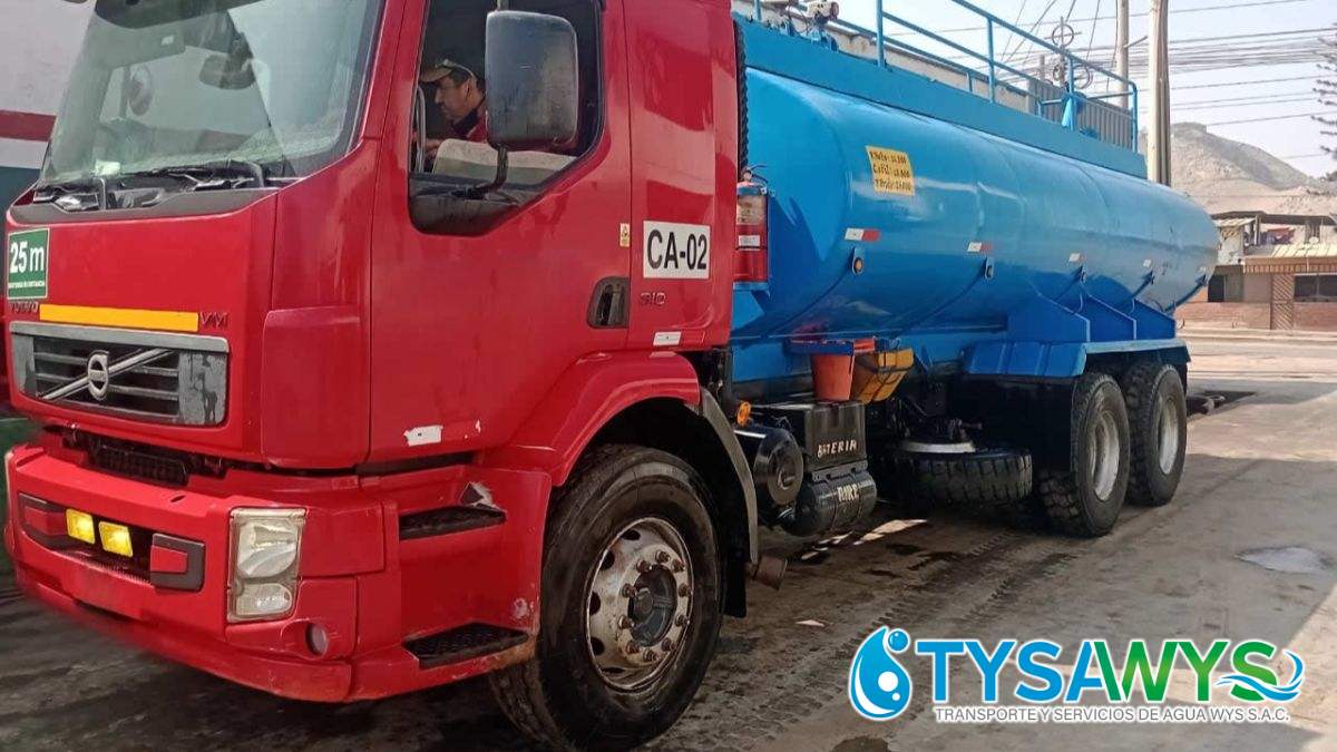 ¡Que el agua no te falte en Comas! Cisterna a domicilio: Tu solución confiable 24/7 con TYSAWYS SAC