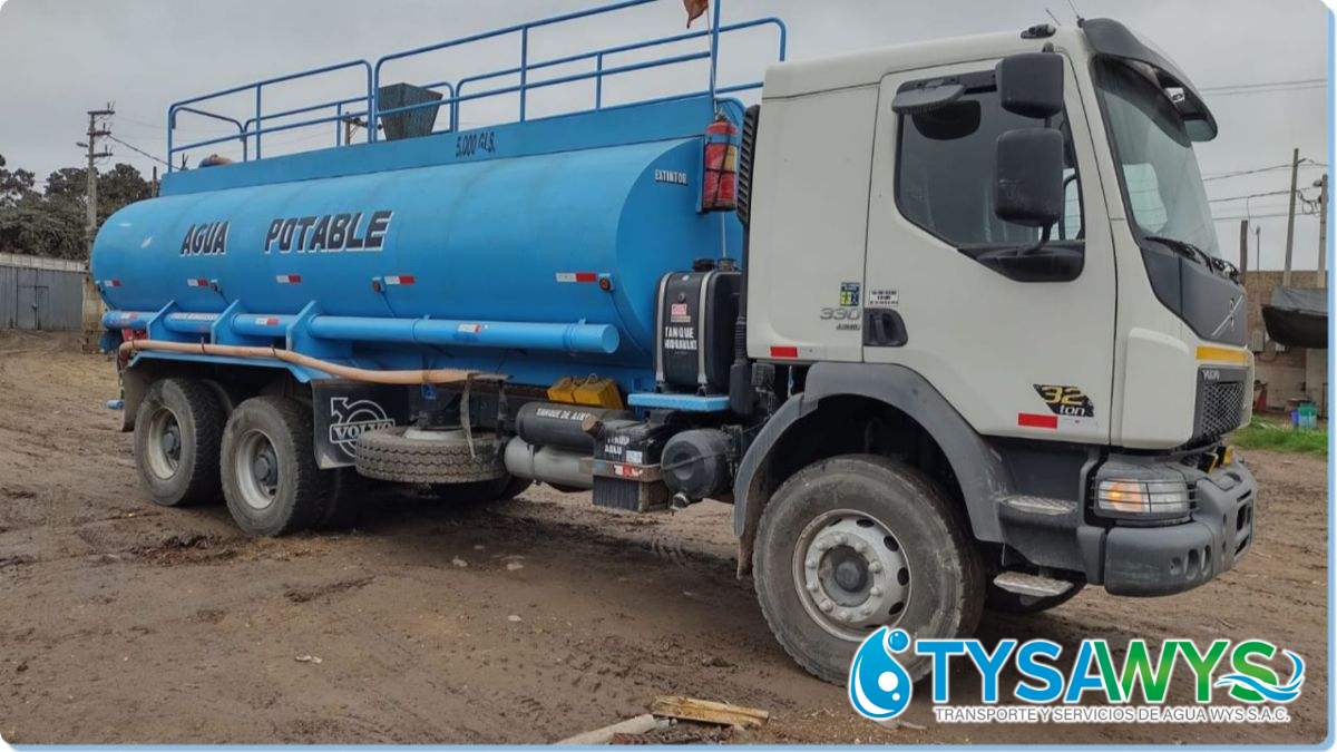 ¡Que el agua no te falte en San Martín de Porres! Cisterna a domicilio: Tu solución rápida 24/7 con TYSAWYS SAC