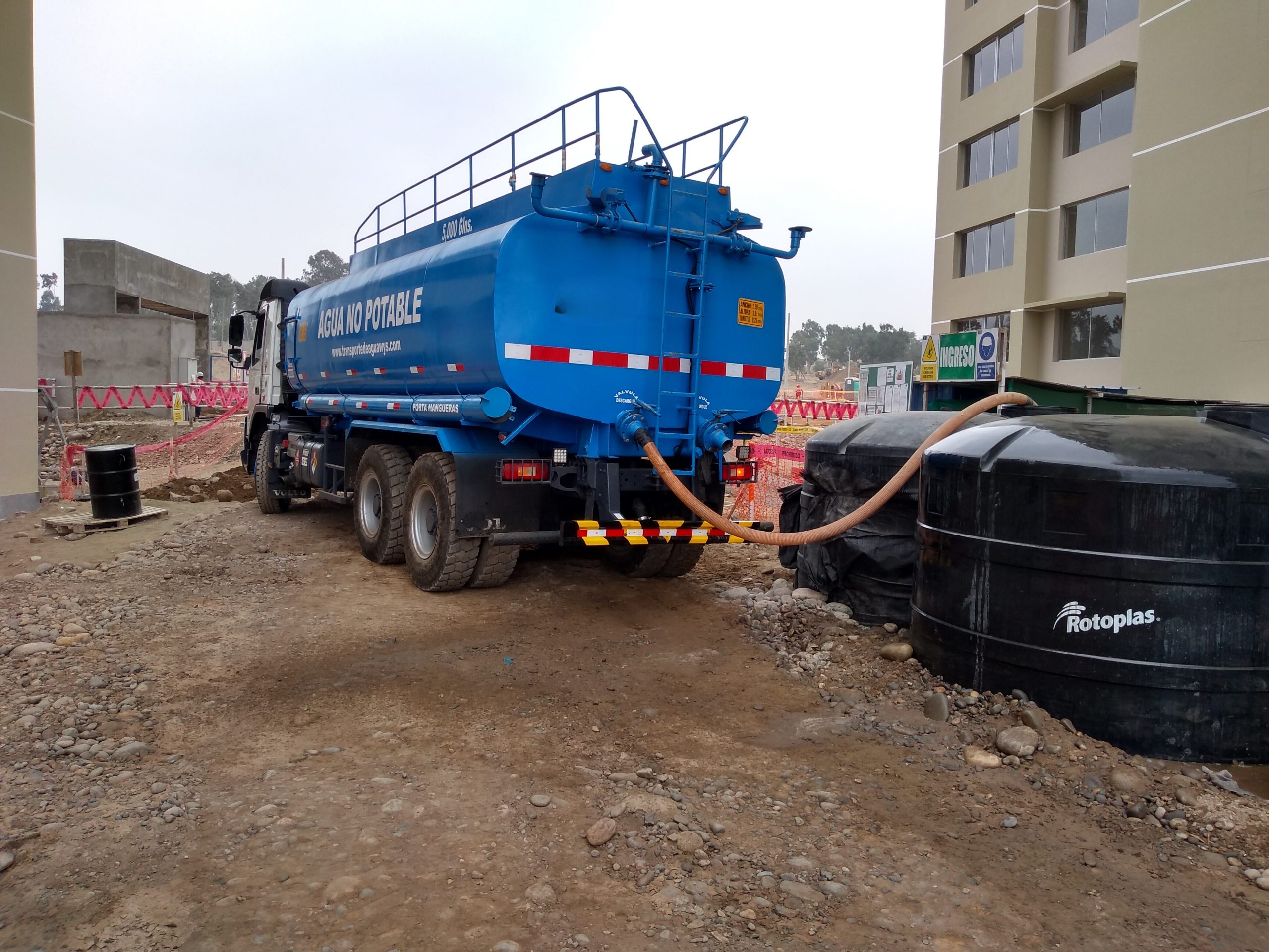 Agua para construir