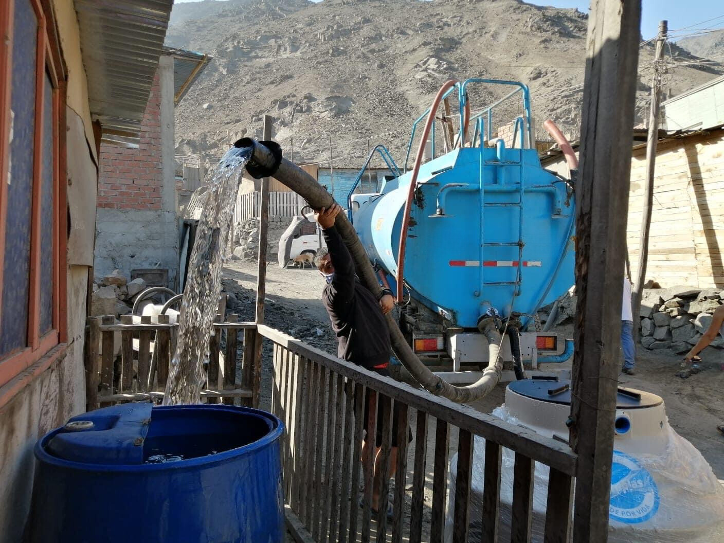 Alquiler de cisterna de agua Huancayo