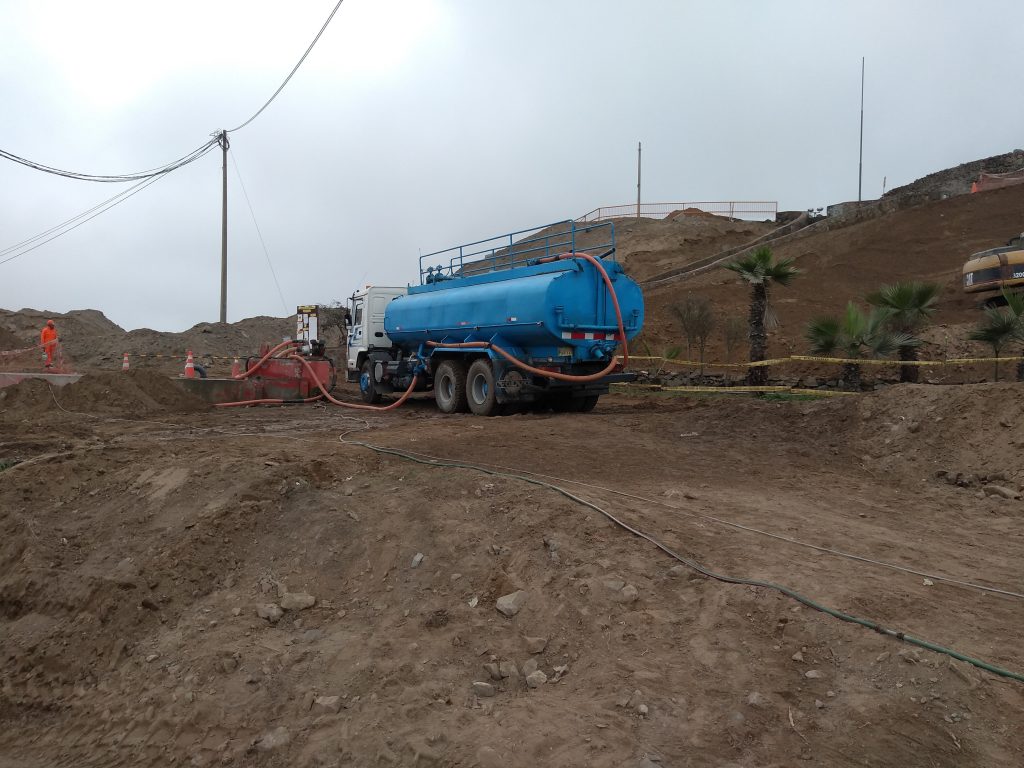 Cisterna para lavado de calles