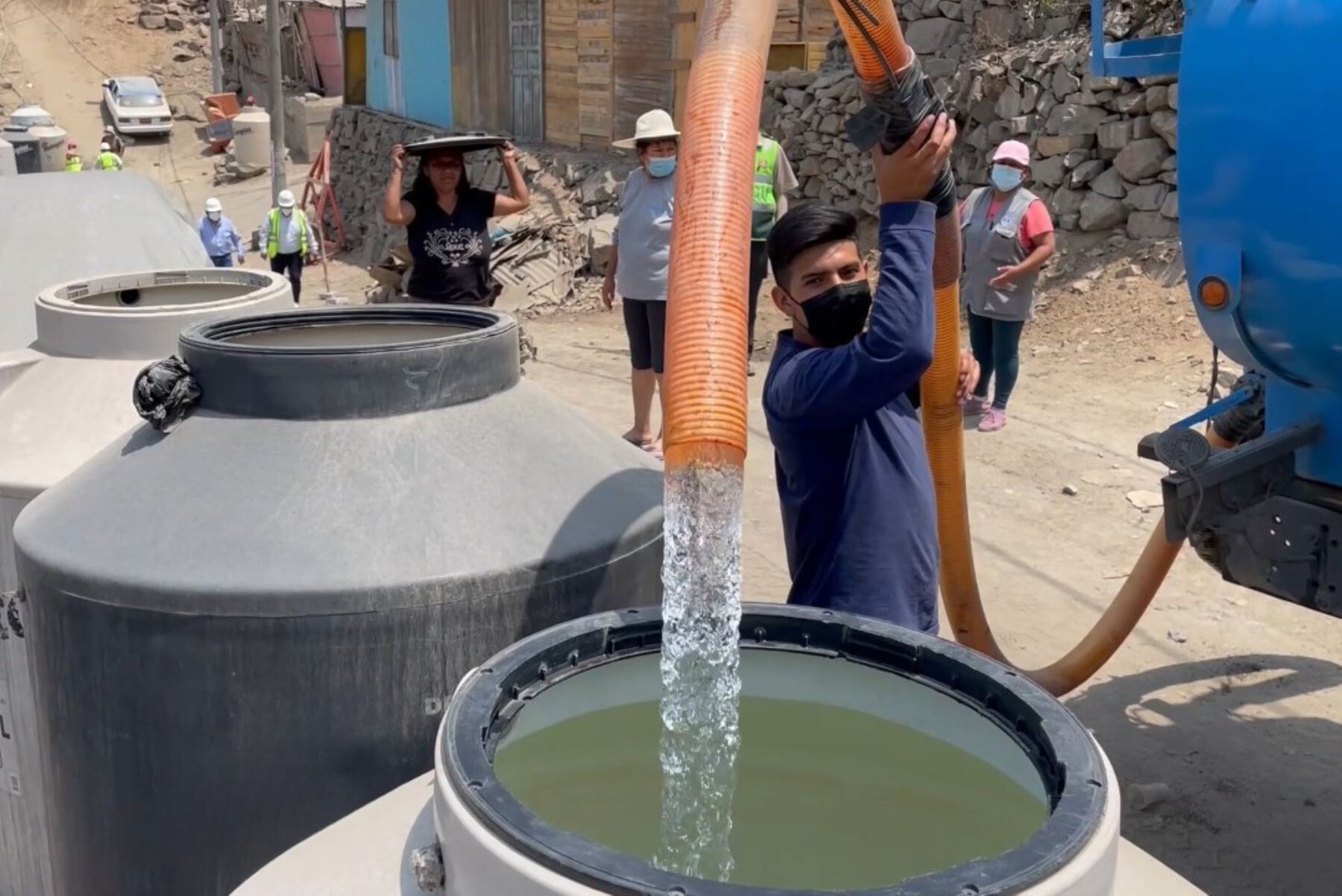 Cuidado del agua en obras de construcción