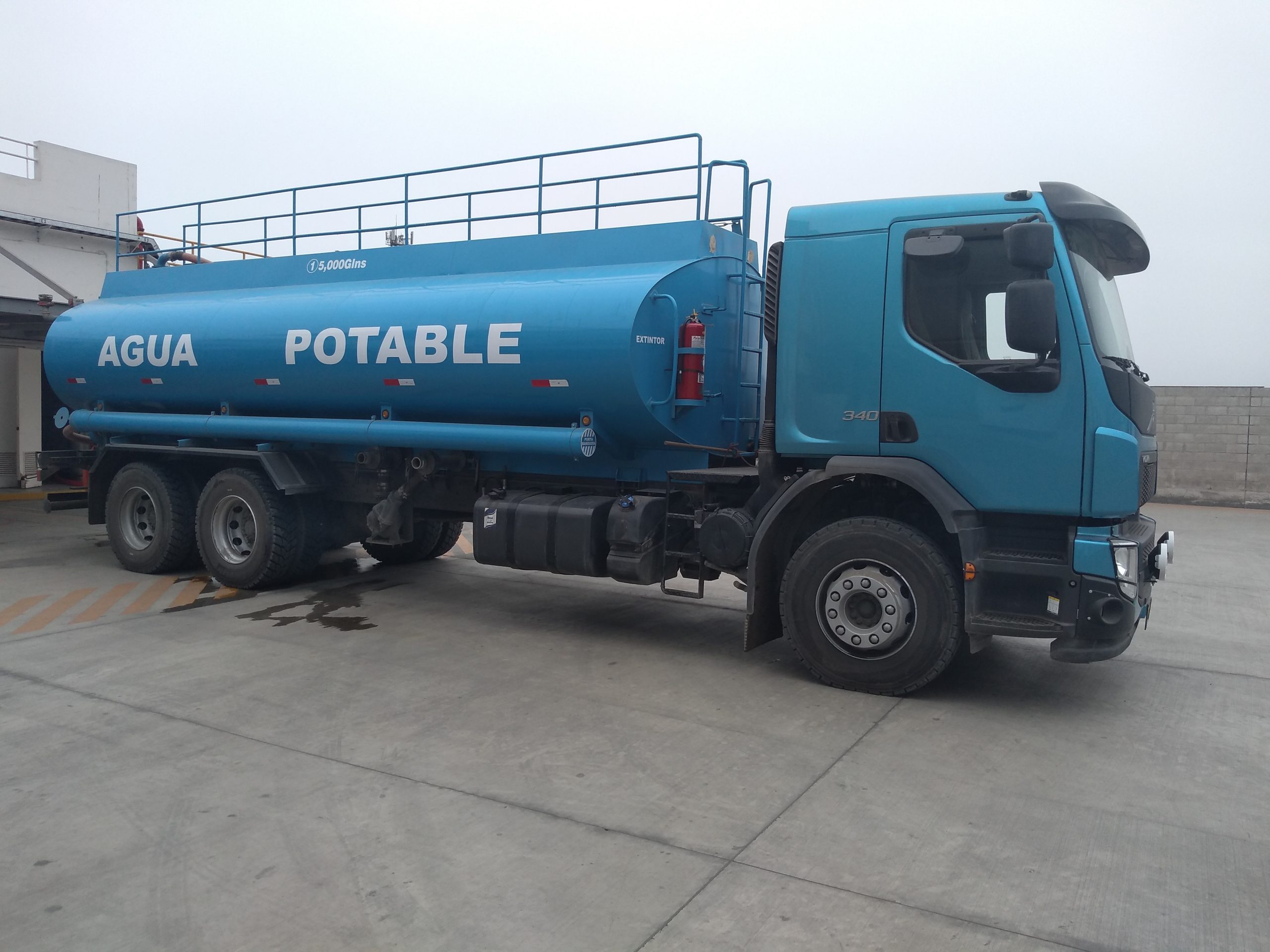 Transporte de agua potable para industrias Callao